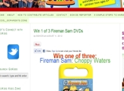 Win 1 of 3 Fireman Sam DVDs