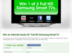 Win 1 of 3 Full HD Samsung Smart TVs!