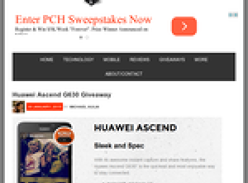Win 1 of 3 Huawei Ascend G630s!