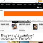 Win 1 of 3 indulgent weekends in Victoria!