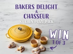 Win 1 of 3 Loaf-Ly Bakers Delight & Chasseur Kitchen Prize Packs