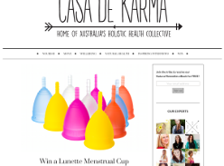 Win 1 of 3 Lunette Menstrual Cups, valued at $59.95 each