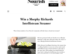 Win 1 of 3 Morphy Richards Intellisteam Steamers