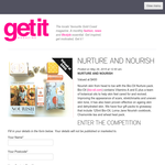 Win 1 of 3 Nurture and Nourish gift packs