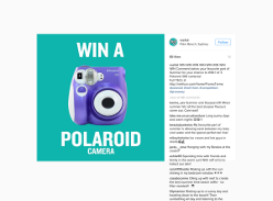 Win 1 of 3 Polaroid 300 cameras!
