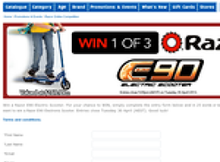 Win 1 of 3 Razor E90 electric scooters!