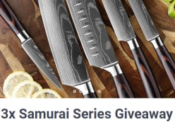 Win 1 of 3 Samurai Series Knife Sets