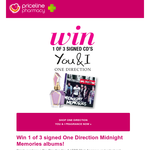 Win 1 of 3 signed One Direction 'Midnight Memories' albums!