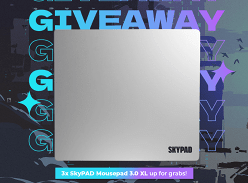 Win 1 of 3 SkyPAD Glass 3.0 XL Extended Gaming Mouse Pads