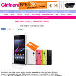 Win 1 of 3 Sony Xperia Z1 smartphones + 3 months Amaysim credit!