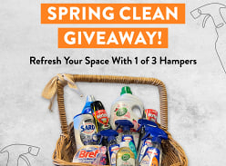 Win 1 of 3 Spring Cleaning Hampers
