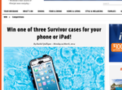Win 1 of 3 'Survivor' cases for your iPhone or iPad!