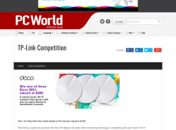 Win 1 of 3 TP-Link Deco M5 Whole-Home Mesh Wi-Fi Systems