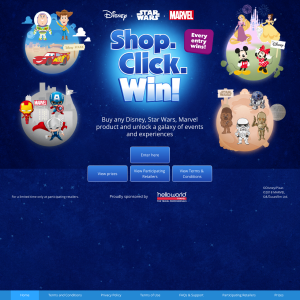 Win 1 of 3 Trips to any of the Disney destinations