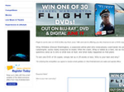 Win 1 of 30 copies of 'Flight' on DVD!