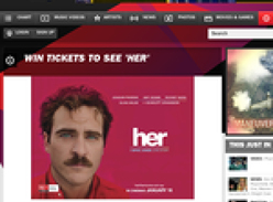 Win 1 of 30 double movie passes to see 'Her'!
