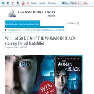 Win 1 of 30 DVDs of THE WOMAN IN BLACK starring Daniel Radcliffe!