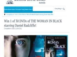 Win 1 of 30 DVDs of THE WOMAN IN BLACK starring Daniel Radcliffe!