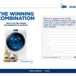 Win 1 of 30 Samsung WW9000 washing machines + more!