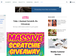 Win 1 of 300 $20 Scratch-It Packs