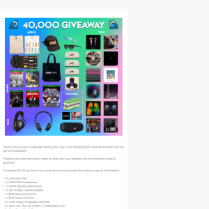 Win 1 of 36 Prizes worth up to $350