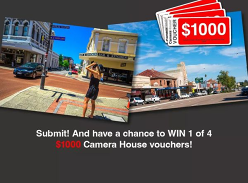 Win 1 of 4 $1K Camera House Vouchers