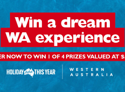 Win 1 of 4 $5,000 Flight Centre Gift Cards Towards a Holiday in WA