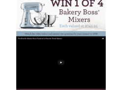 Win 1 of 4 Breville 'Bakery Boss' Mixers!