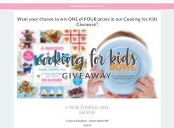 Win 1 of 4 Cooking for Kids Prize Packs