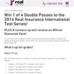 Win 1 of 4 double passes to the 2014 'Real Insurance' International Netball Test Series!