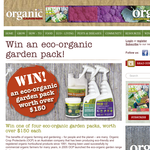 Win 1 of 4 eco-organic garden packs!