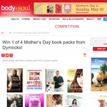 Win 1 of 4 Mother's Day book packs!