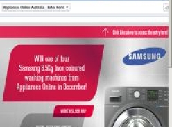Win 1 of 4 Samsung 8.5Kg Inox coloured washing machines!