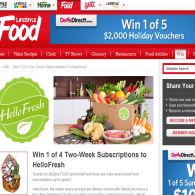 Win 1 of 4 Two-Week Subscriptions to HelloFresh