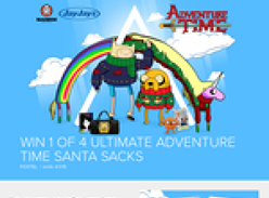 Win 1 of 4 ultimate 'Adventure Time' Santa sacks!