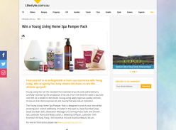 Win 1 of 4 'Young Living' home spa pamper packs!