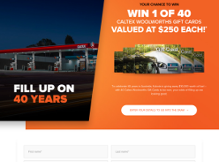 Win 1 of 40 $250 Fuel Cards