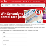 Win 1 of 40 Sensodyne dental care packs!