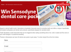 Win 1 of 40 Sensodyne dental care packs!
