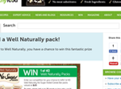 Win 1 of 40 'Well Naturally' packs!