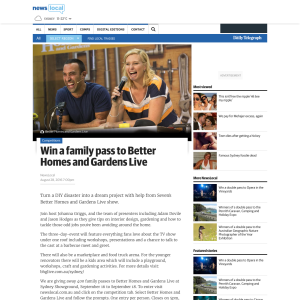 Win 1 of 400 family passes to 'Better Homes & Gardens Live' at Sydney Showground!