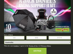 Win 1 of 400 'Ultimate Racing Supporter Kits' from Jack Daniels and Thirsty Camel!