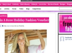 Win 1 of 5 $100 Holiday Fashion Voucher