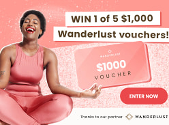 Win 1 of 5 $1k Wanderlust Vouchers