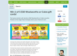Win 1 of 5 $50 Woolworths or Coles gift cards!