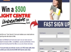 Win 1 of 5 $500 Flight Centre Gift Cards