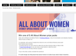 Win 1 of 5 'All About Women' prize packs!