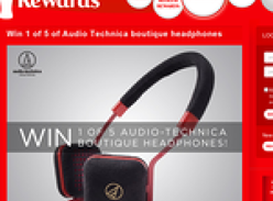 Win 1 of 5 Audio-Technica Boutique Headphones!