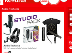 Win 1 of 5 awesome Audio Technica Studio packs!