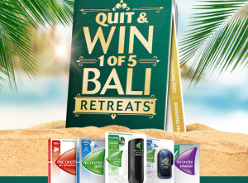 Win 1 of 5 Bali retreats!